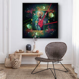 SILK ON CANVAS "RIO DE JANEIRO“ | FRAMED